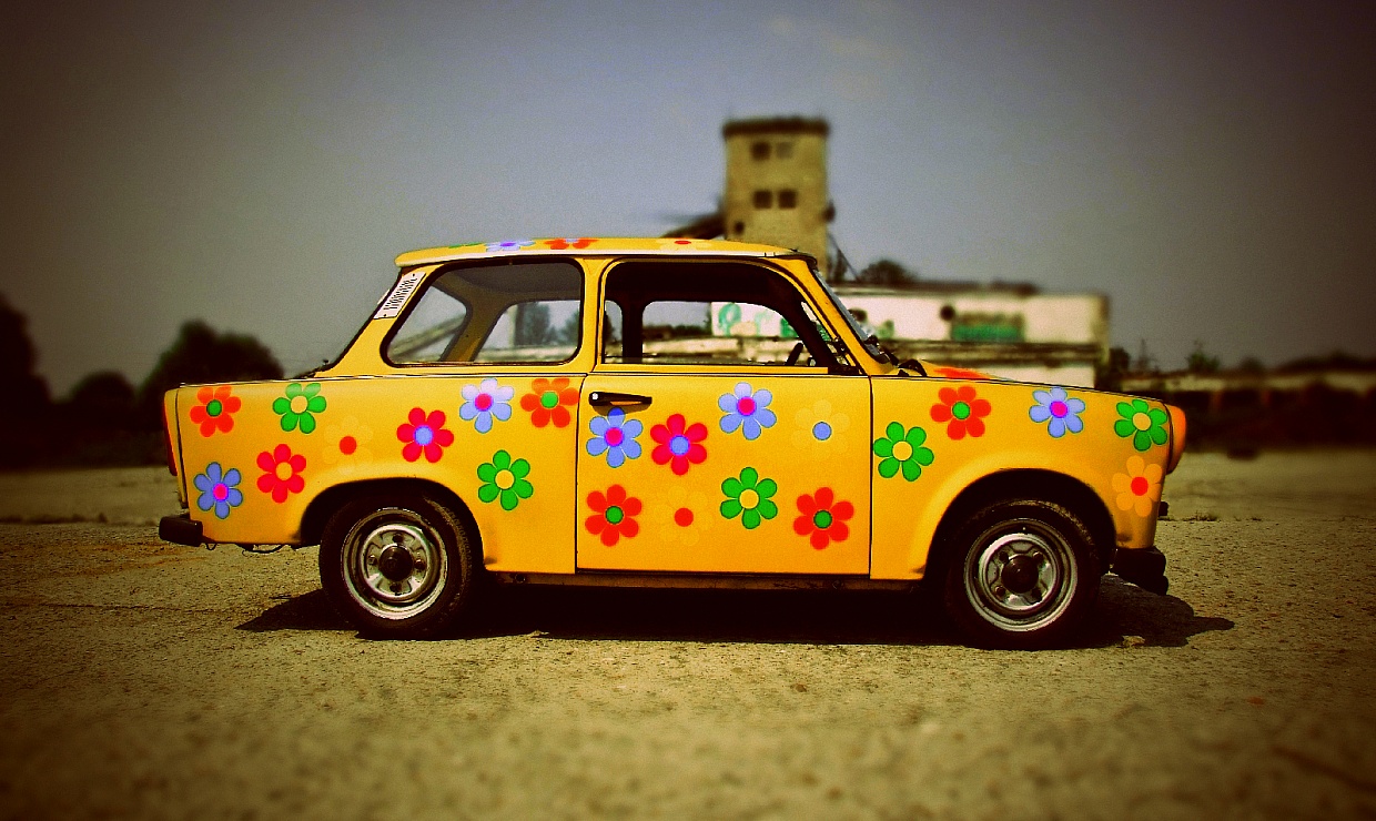 car rent, trabant, communis cars, krakow, a Polish Fiat 'Toddler' car - TRABANT HIRE