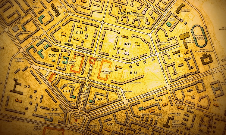 Nowa Huta Map